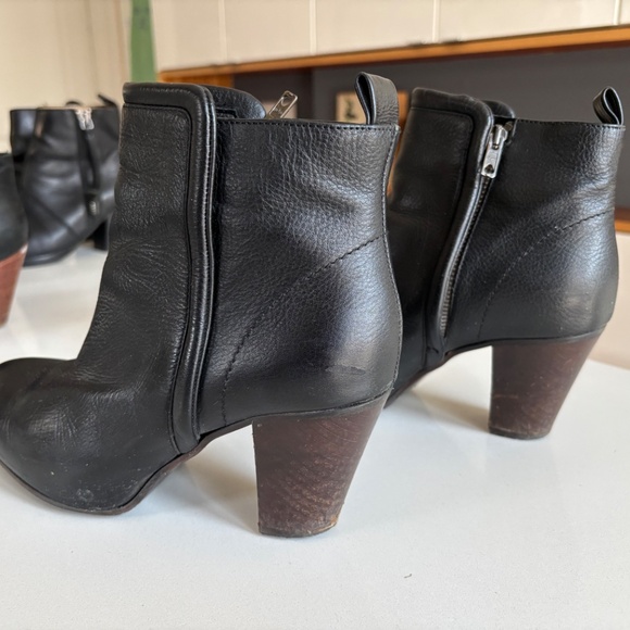 Filippa K Black Leather Ankle Boots - Picture 3 of 5